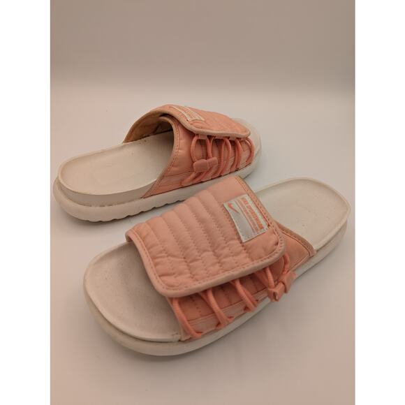 Nike Asuna 2 Slides Synthetic Adjustable Arctic Orange Pink Women’s Size 8 - Picture 2 of 6
